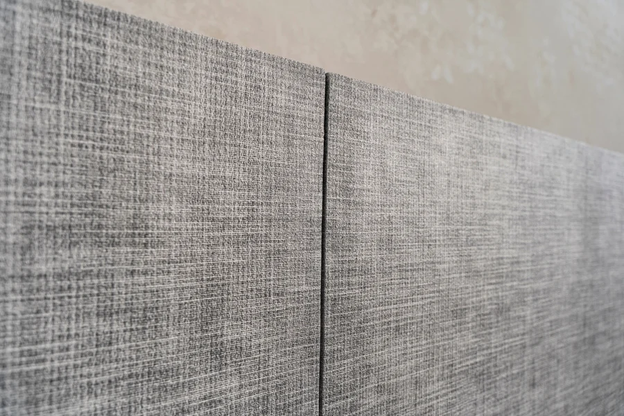 Woodress — Woven texture · grey surface